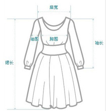 連衣裙測量