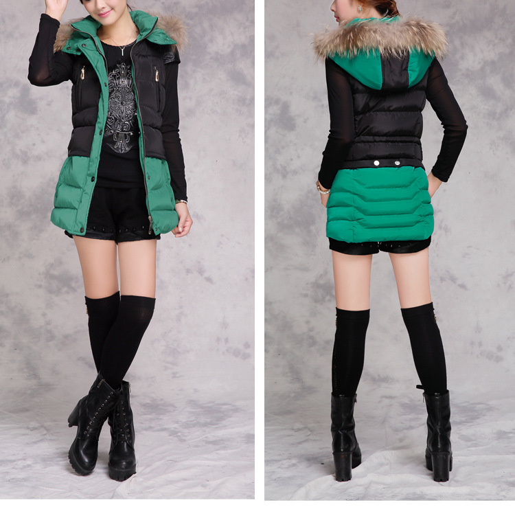 【2013新款韩版修身连帽棉衣<em>马甲甲</em>外套】价