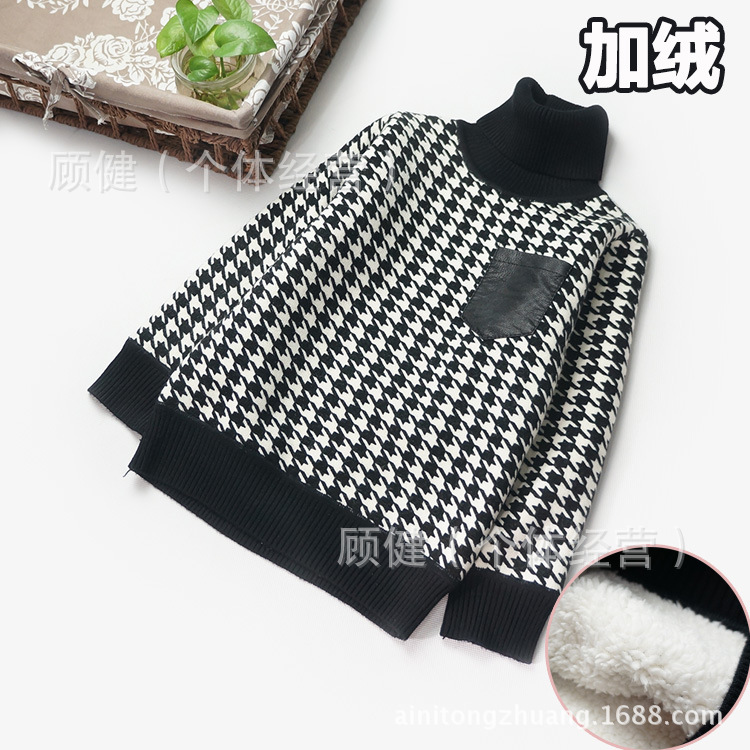 外贸品牌韩版秋冬款童装<em>男童</em>时尚<em>双面绒</em>内里加