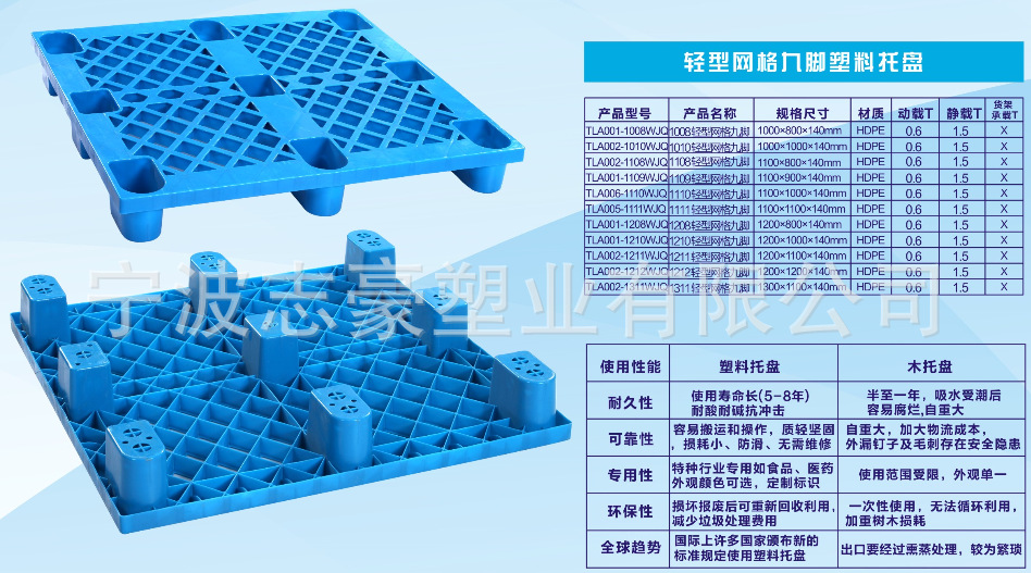 网格轻型九脚