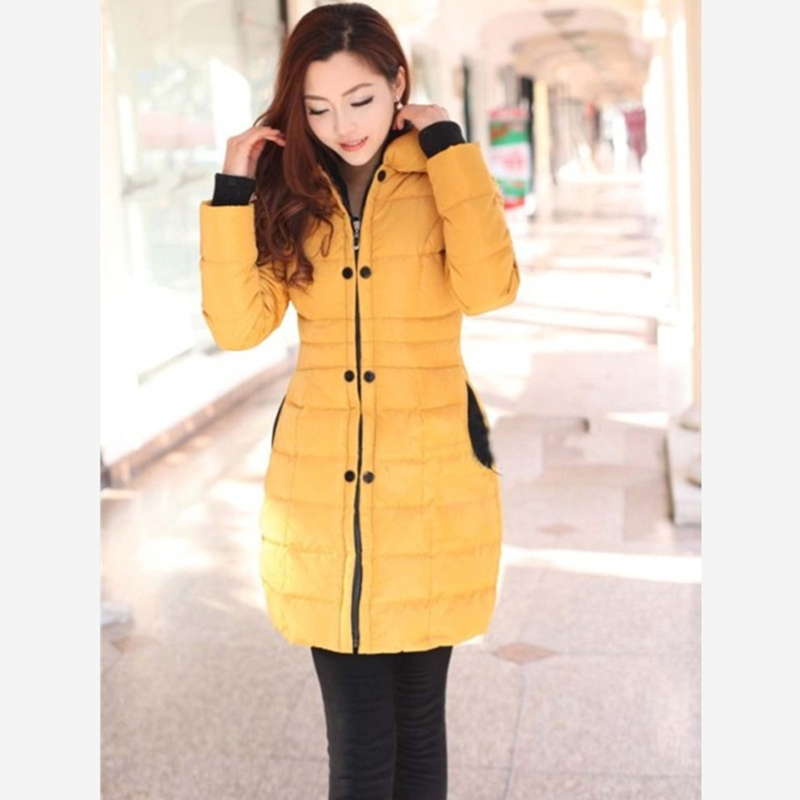 2013冬季新款滩羊毛领<em>女式</em>修身<em>羽绒服 品牌</em>羽