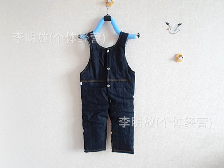 BB1544牛仔背帶褲棉褲