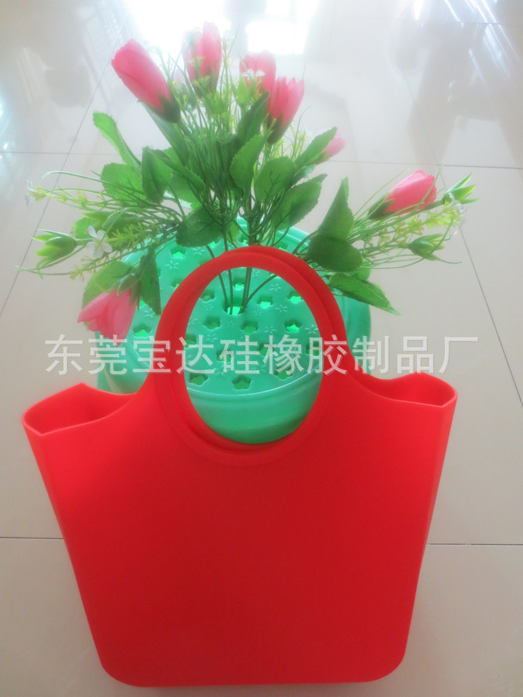 新款矽膠單肩女包 手提包