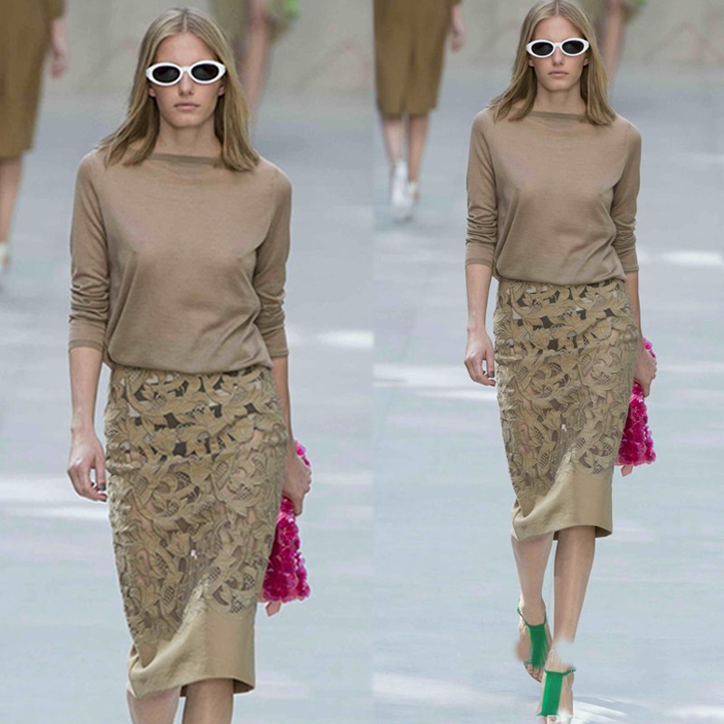 欧洲站2013秋冬新两件套装 <em>高档毛衣</em>+镂空刺