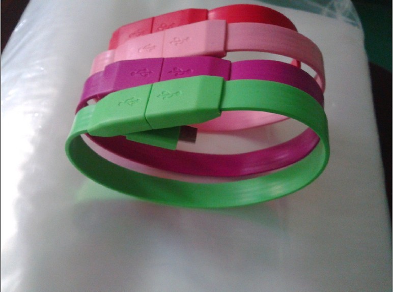 厂家供应iphone5 Micro手环数据线 HTC 三星等