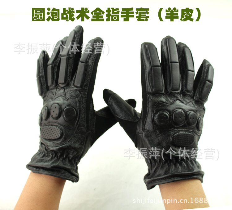 圓泡戰術全指手套-03