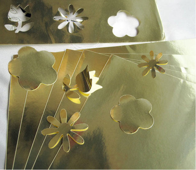 艺术纸-A4银色不干胶彩纸\/粘贴纸\/压花纸\/打花