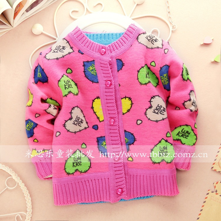 春秋儿童保暖内衣<em>加绒加厚</em>男童<em>女童装</em>宝宝<em>毛衣</em>