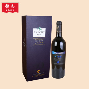 果酒-大兴安岭特产 伊春忠芝蓝莓酒 11度750m