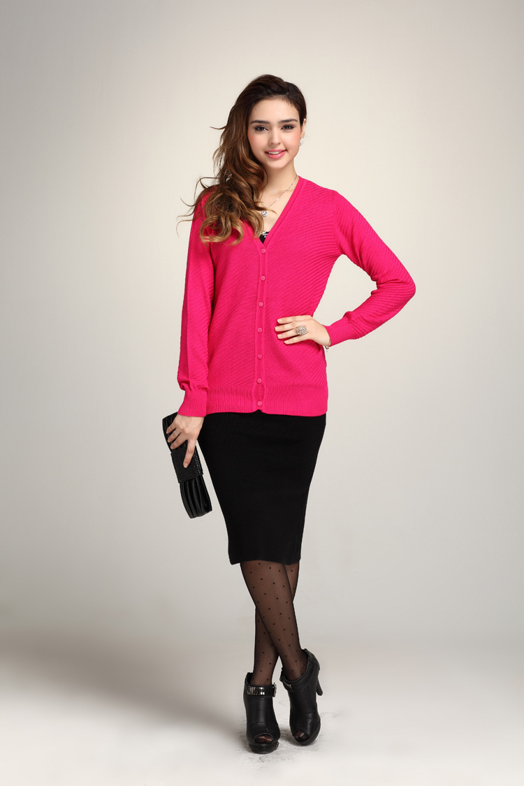 【2013早秋新款女生必备单品糖果色<em>女式</em>针织