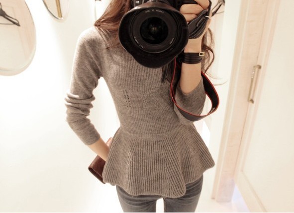 2013新款 snidlel 韩版新款甜美<em>收</em>腰<em>分叉</em>小裙摆