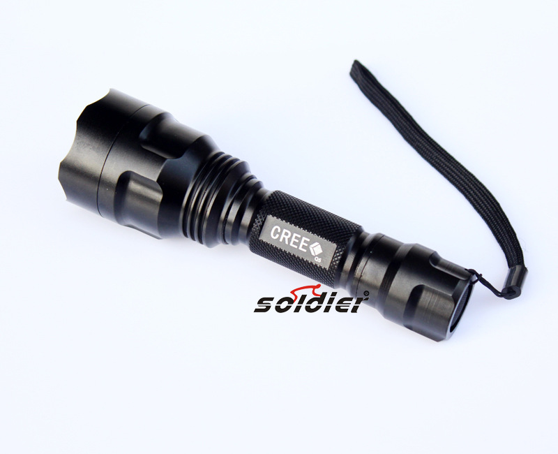 自行车灯-强光手电筒C8 Q5 美国CREE 5档 远