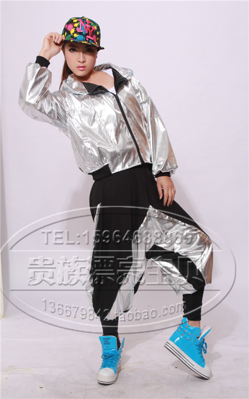 批发采购舞台服、表演服-成人爵士舞套装 街舞