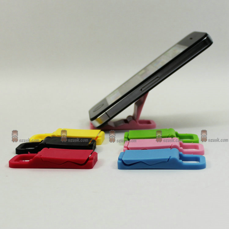 【塑料简易手机支架 多档 小米2 iphone4 4s 5 