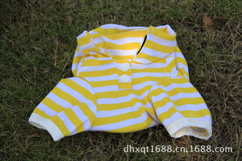 條紋襯衫LED發光寵物狗衣服 (31)