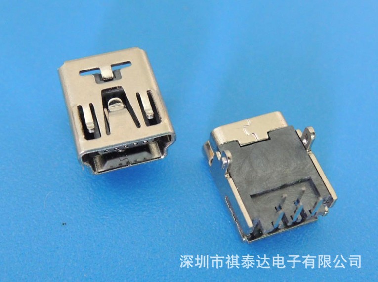 MINI 5PF USB DIP两脚连接器加长针QTD-US