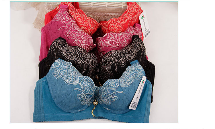 <em>文胸</em>-<em>红豆</em>正品<em>文胸</em> 托胸提拉聚拢调整型薄杯少