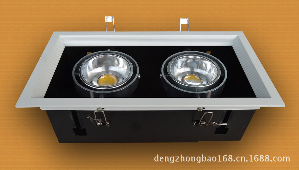 【供应AR80COB斗胆灯外壳,LED格栅灯\/COB