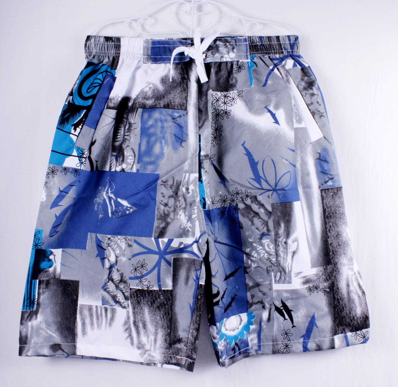 桃皮绒<em>沙滩</em>裤 <em>男式</em>大花<em>短裤</em> af<em>沙滩</em>裤 外贸<em>短裤</em>