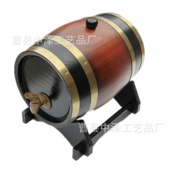 【供应225升葡萄酿酒橡木桶 红酒包装 橡木桶