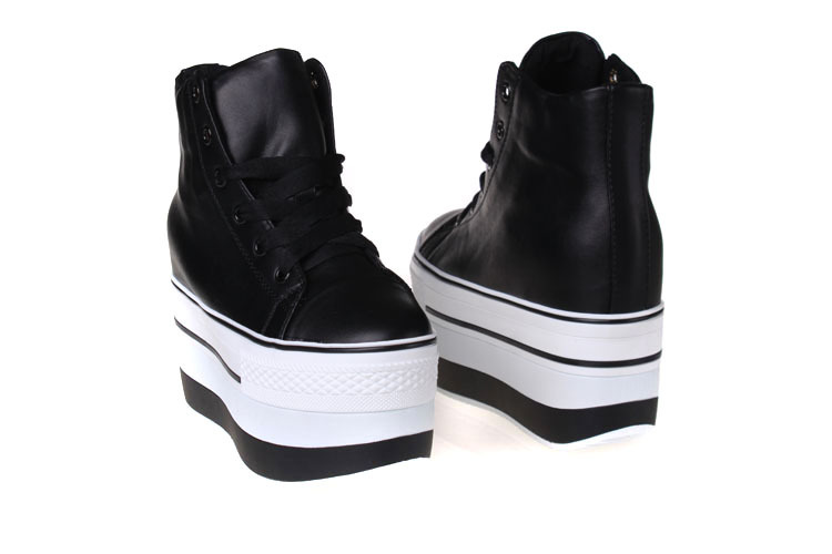 正品<em>女鞋</em> <em>阳光姐妹</em>3105 欧美时尚松糕跟高帮鞋