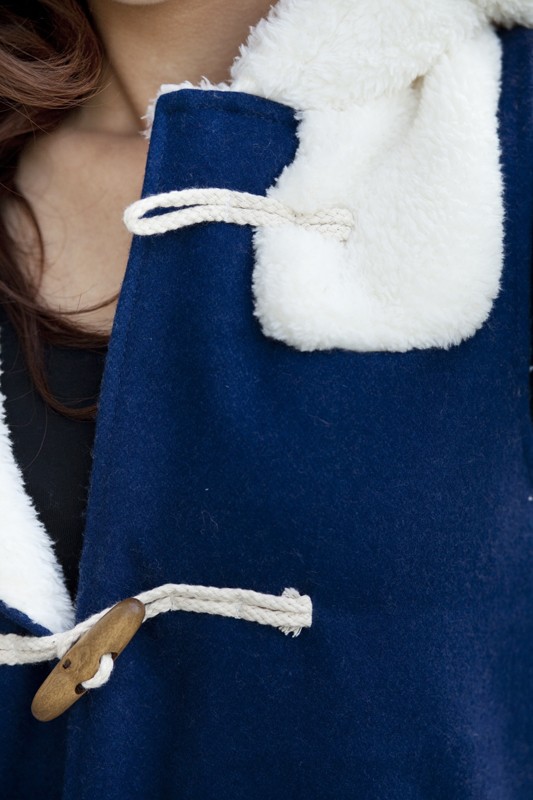 【2013新款<em>秋冬毛呢马甲女</em>时尚韩版牛角扣一