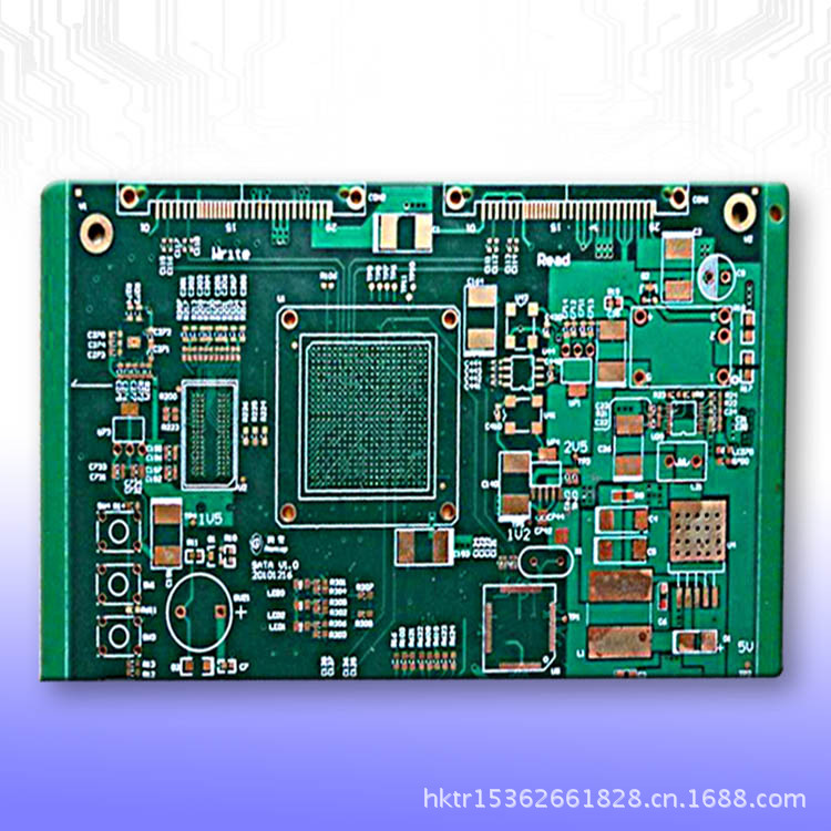 供应高品质fr-4双面蓝油喷锡pcb线路板 真材实料耐用线路板