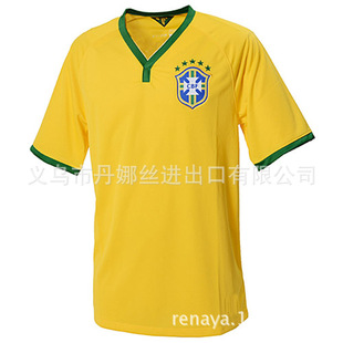 足球服-订做2014年世界杯球服巴西国家队球衣