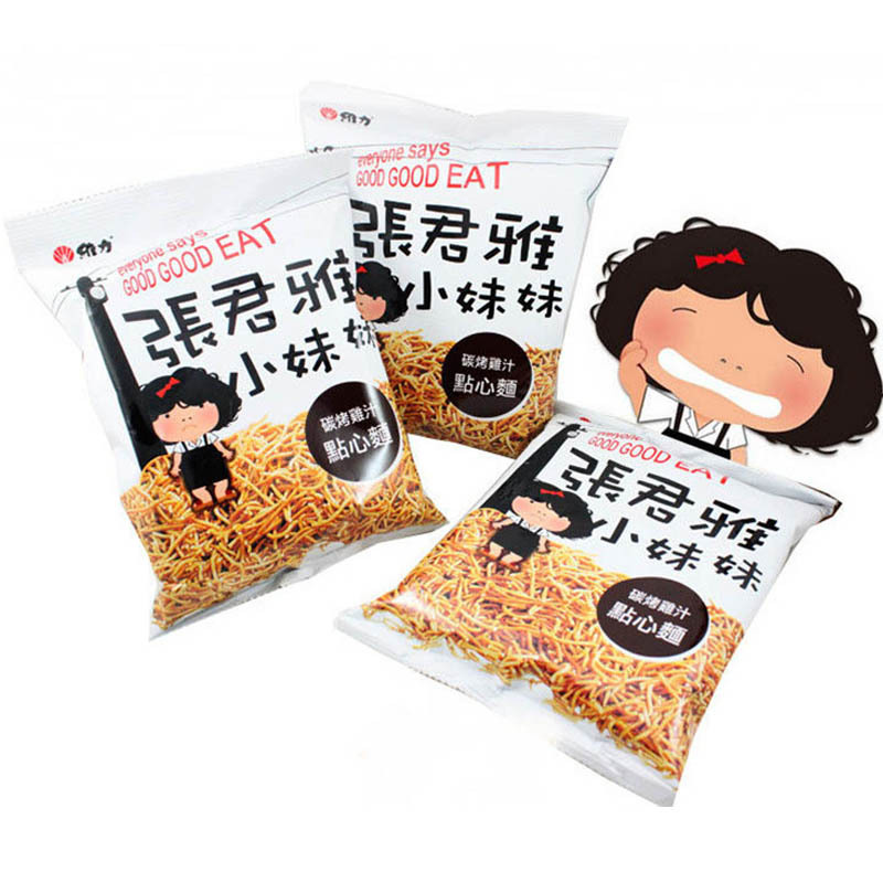 台湾进口零食 张君雅小妹妹 碳烤鸡汁点心面100g 图片_高清大图 - 阿里巴巴