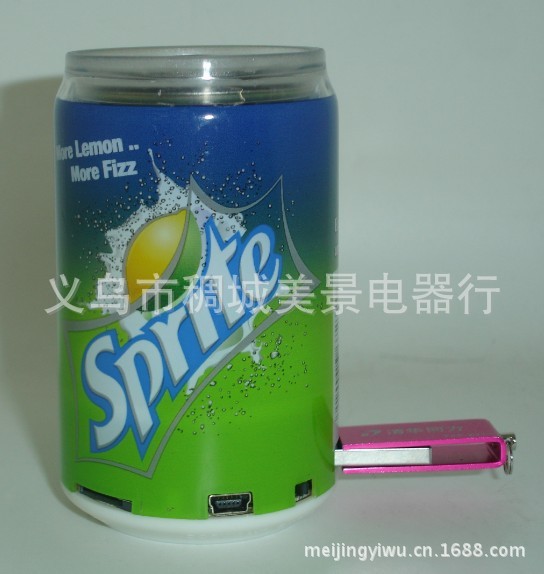 FM radio card slot speaker, Cola speaker, cola radio detail image 2
