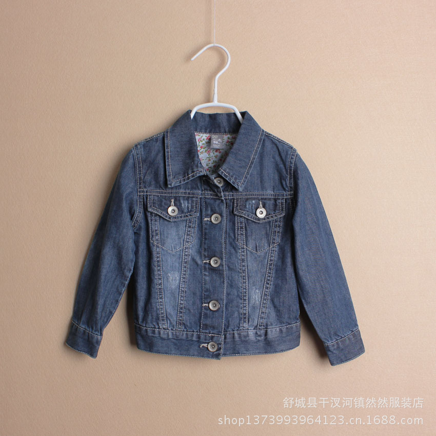 ZA~13年<em>秋款</em> 原单儿童牛仔<em>外套</em> 外贸<em>童装批发</em>