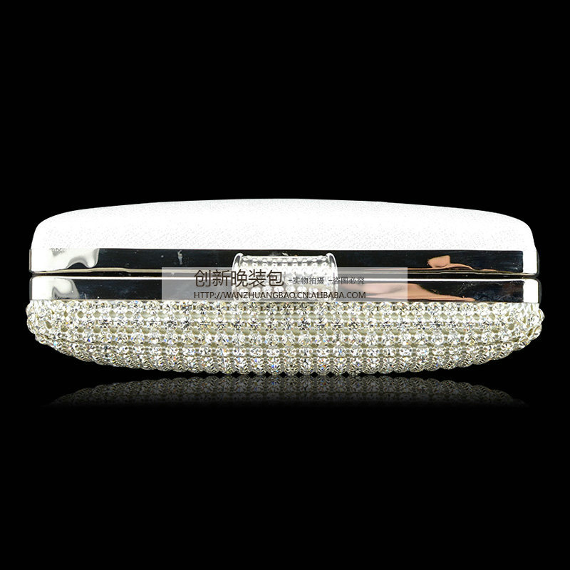 銀色滿鑽手拿包晚裝包