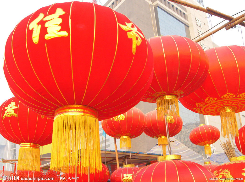 市场灯笼图片,各种市场灯笼图片大全,藁城市中