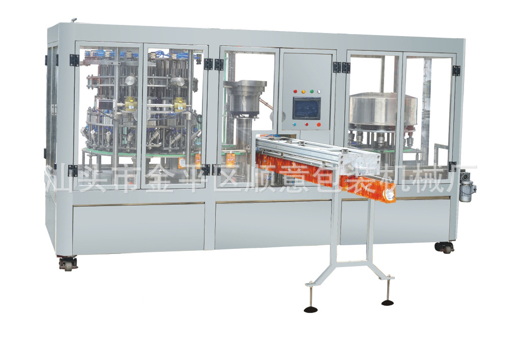 连续性自立袋灌装旋盖机