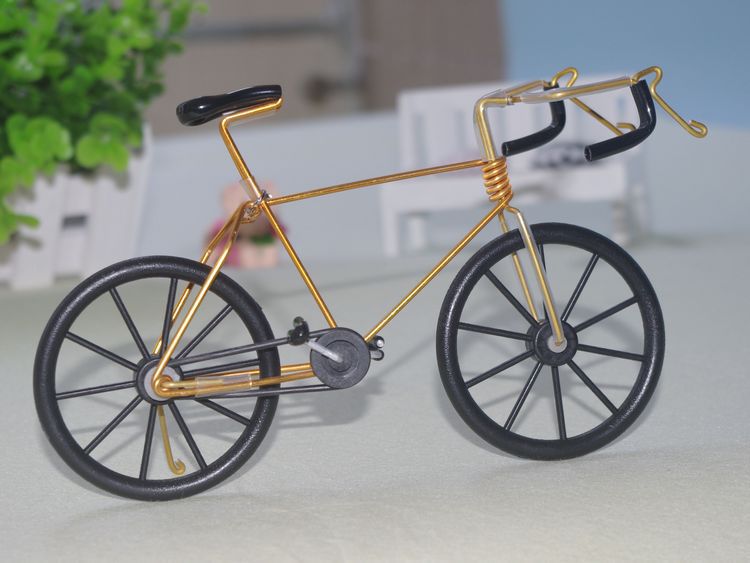 创意新奇特 成都欢乐谷/铁丝工艺品 赛车/单车模型 原创产品
