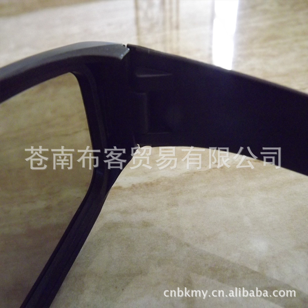 【圆偏光3d立体眼镜可拆卸更换眼镜片 (全网最