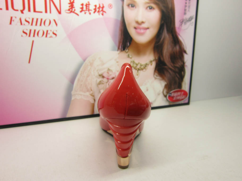 2013 正品 美琪琳 淑女坡跟 单鞋图片_6