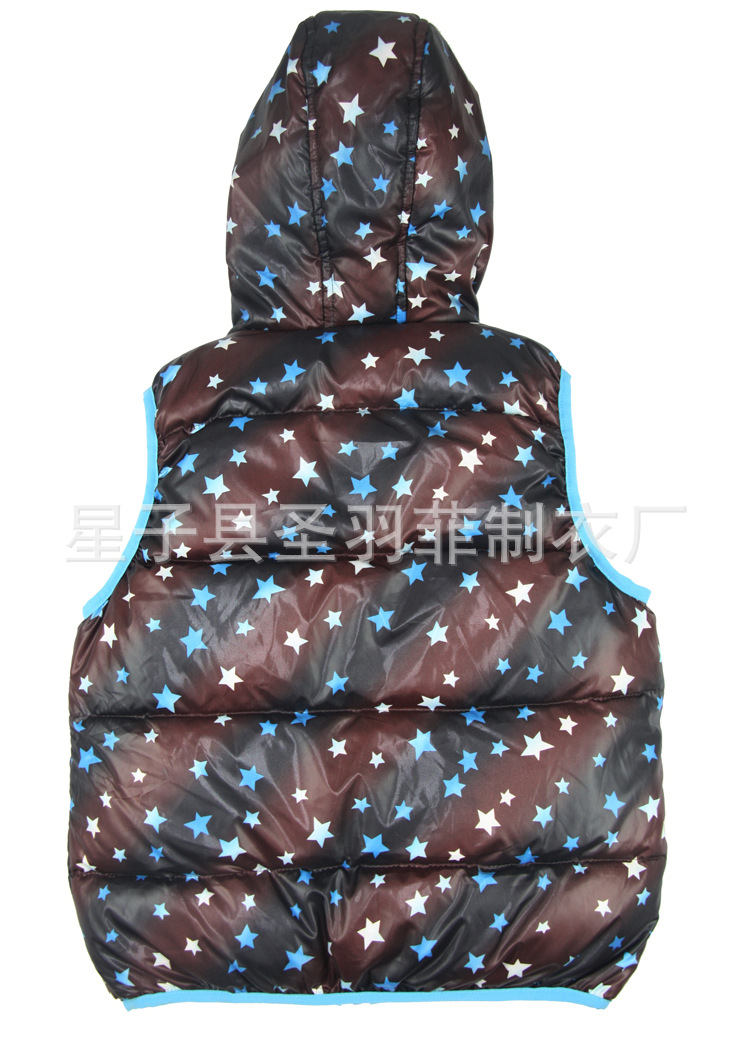 【<em>星子羽绒</em>服厂家供应儿童<em>羽绒</em>背心连帽<em>马甲</em>五