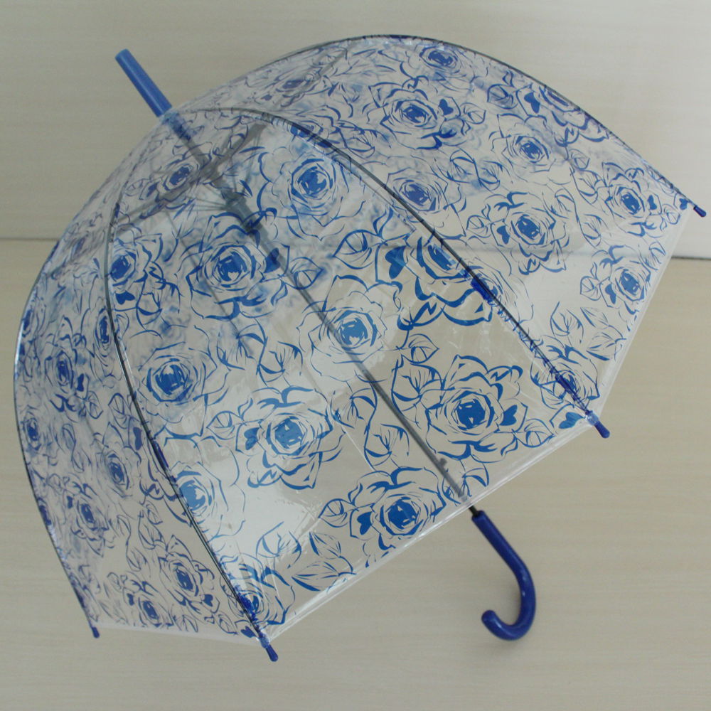 厂家直销 POE塑胶环保雨伞 透明POE雨伞 图片