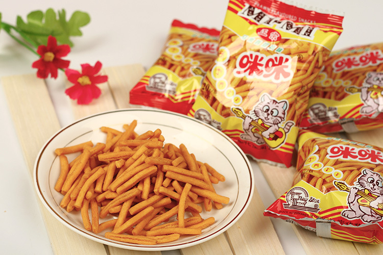 批发 儿时记忆 休闲零食 咪咪虾条 整箱12包X4