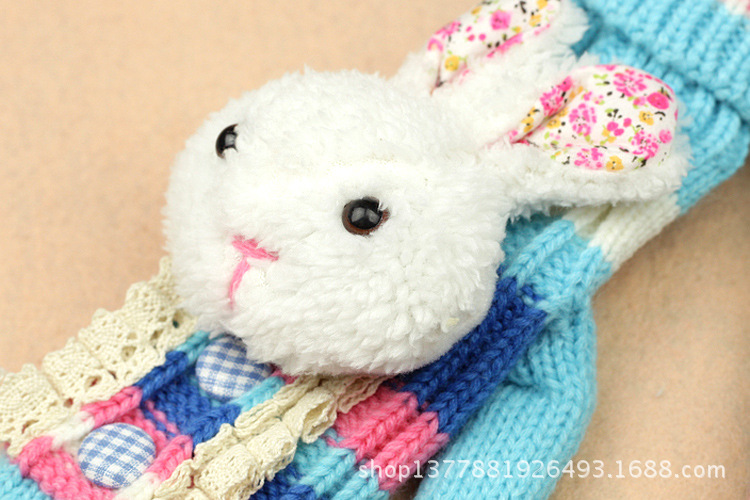 【厂家直销 小魔女[G-7302]田园兔宝针织女款