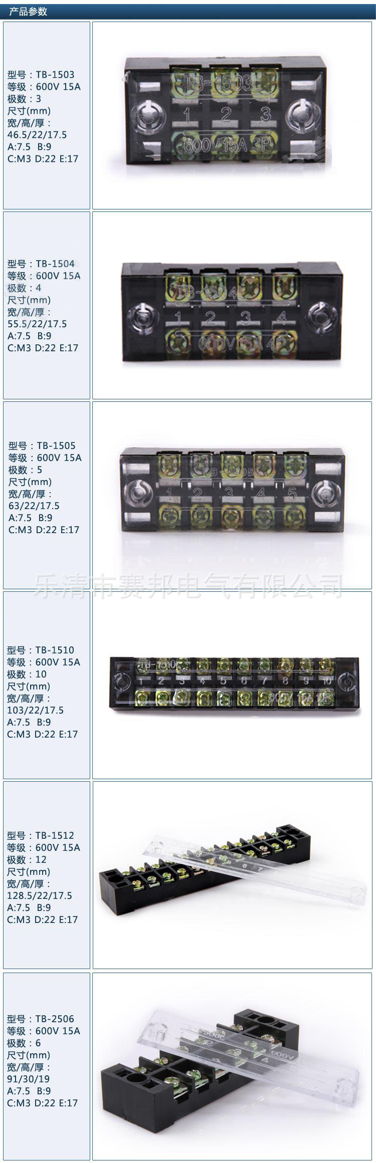 15A端子祥情