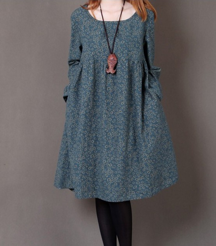 连衣裙-洛诗琳2013春夏新品大摆花朵假两件雪