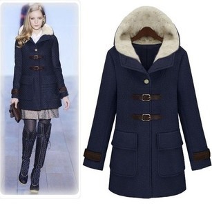 呢-zara2013秋冬新款欧美<em>中</em>长款毛呢外套<em>妮子</em>