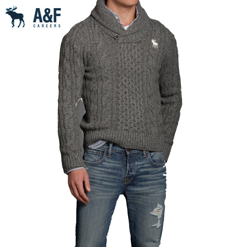 AF秋冬装 <em>男毛衣外套</em> <em>韩版</em>套头针织衫男装潮男