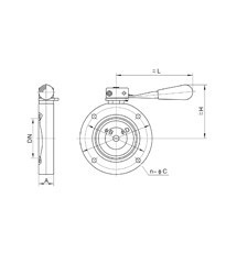 进口真空蝶阀尺寸