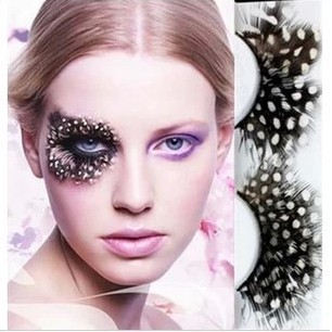 y17舞台夸张话剧舞台化妆舞会\/派对夸张羽毛假