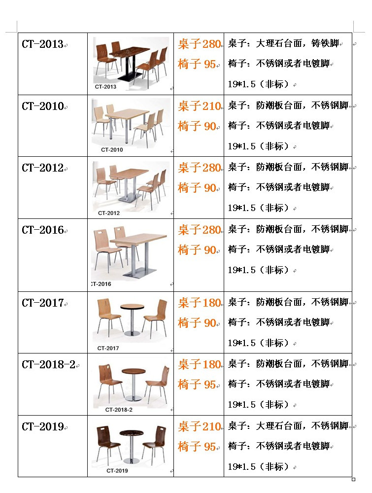 快餐台4