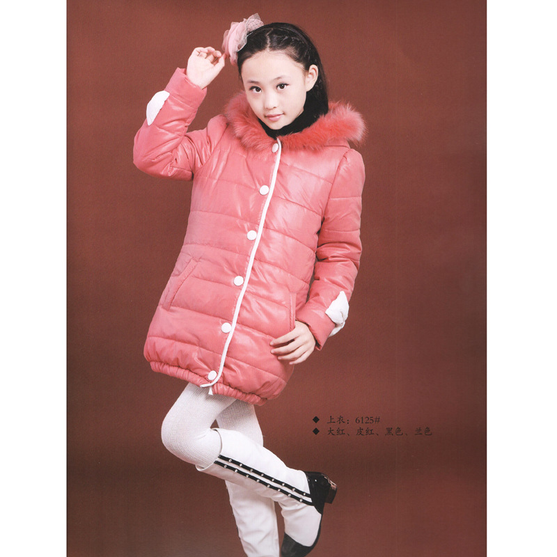 贝2013冬新款韩版儿童棉袄棉衣<em>外套大女童</em>冬
