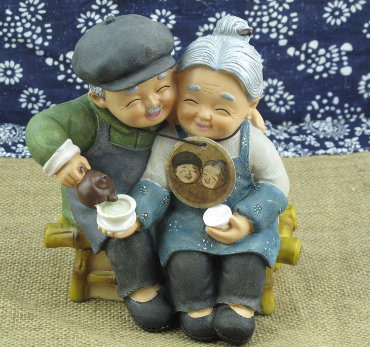 【厂家直销 老来伴-相濡以沫大号钱罐 1306-6B】价格,厂家,图片,塑料、树脂工艺品,郑世健(个体经营)-马可波罗网